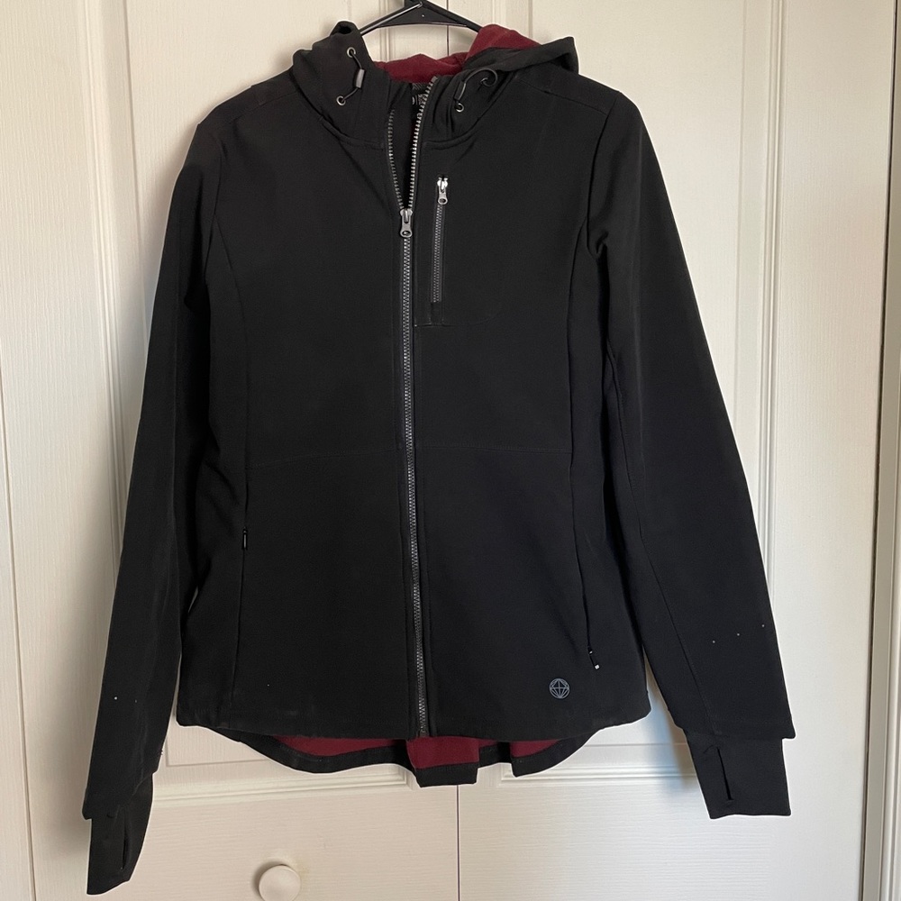 Mondetta Outdoor Project Womens Black Winter Coat With Hood